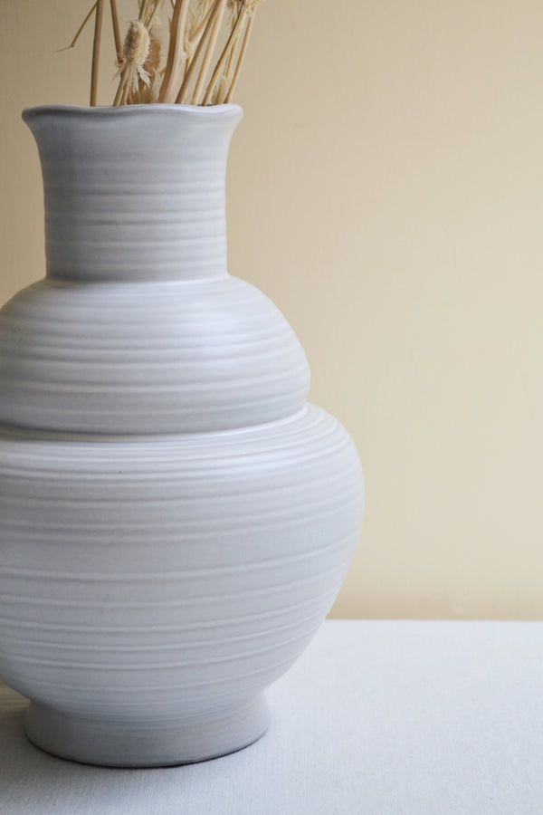 White Sculptural Vase