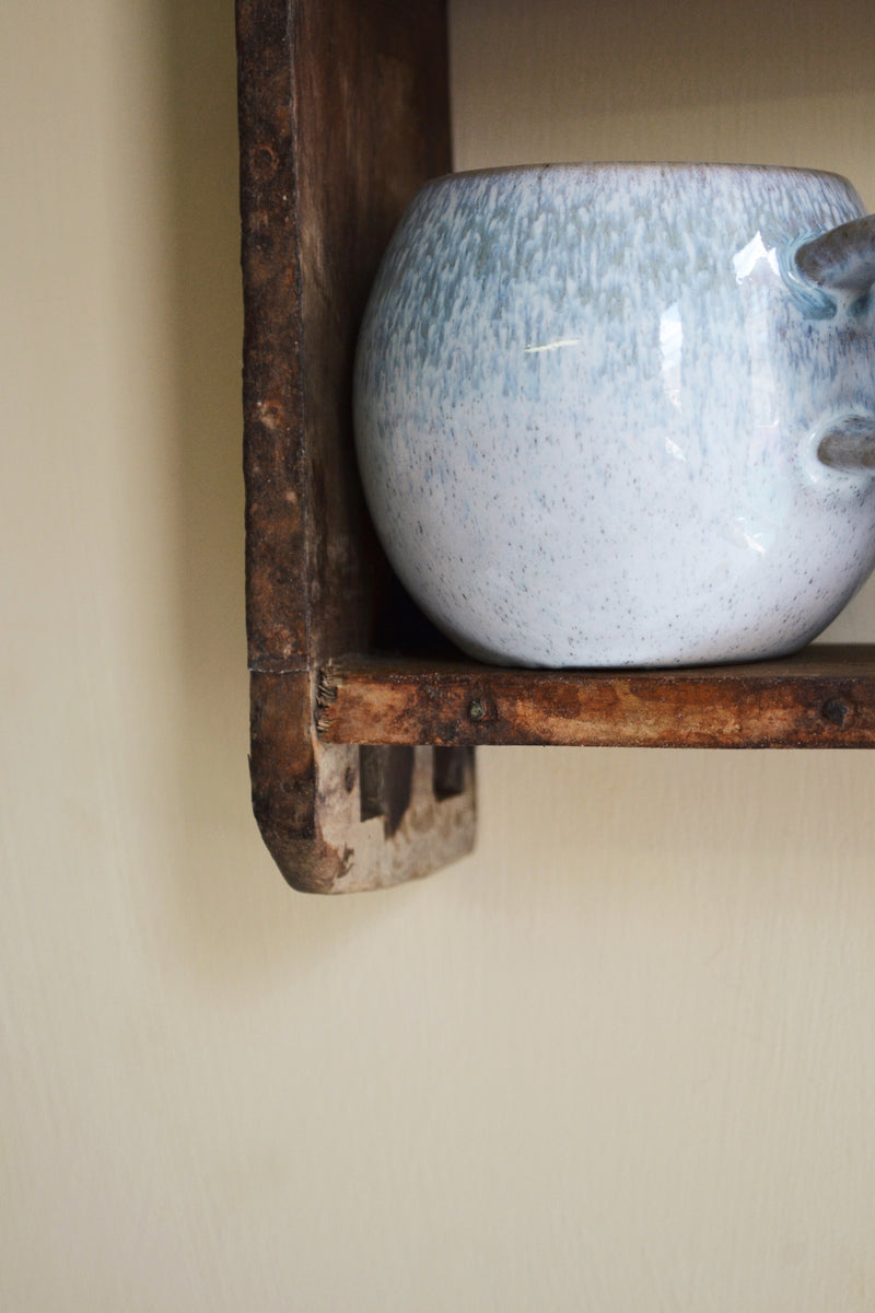 Re-Used Wooden Brick Mould Shelf