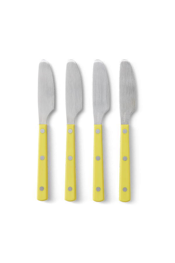 HKLIVING ® | Set of Four Butter Knives - Lemon - Pre - Order
