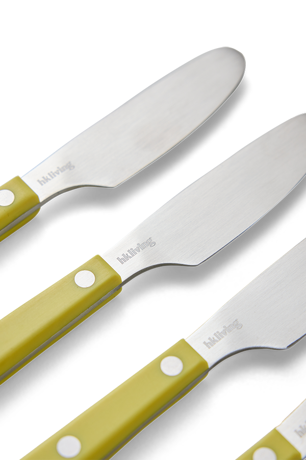 HKLIVING ® | Set of Four Butter Knives - Lemon - Pre - Order