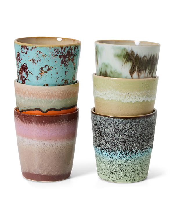 HKLIVING ® | Set of Six Coffee Mugs - Surreal - Pre - Order