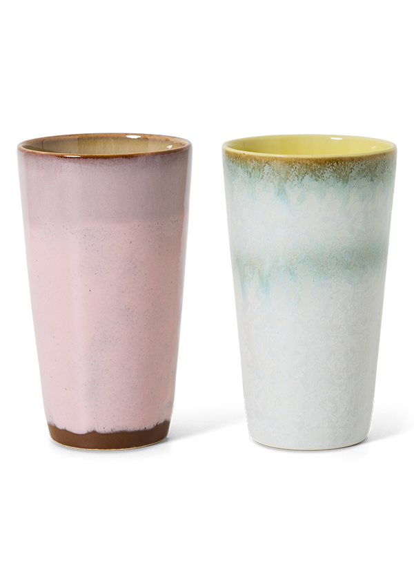 HKLIVING ® | Set of Two Latte Mugs - Fresco - Pre - Order