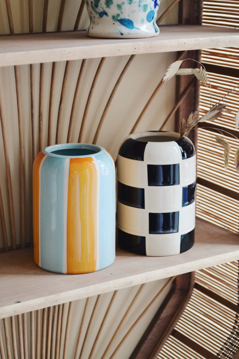 Small Geometric Vase - Two Styles Available