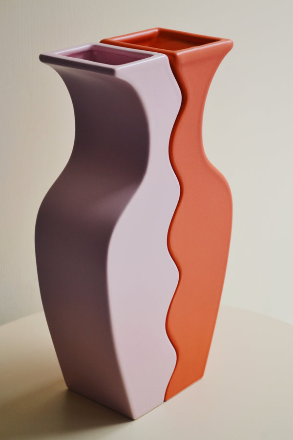 Set of Two Vase Wave
