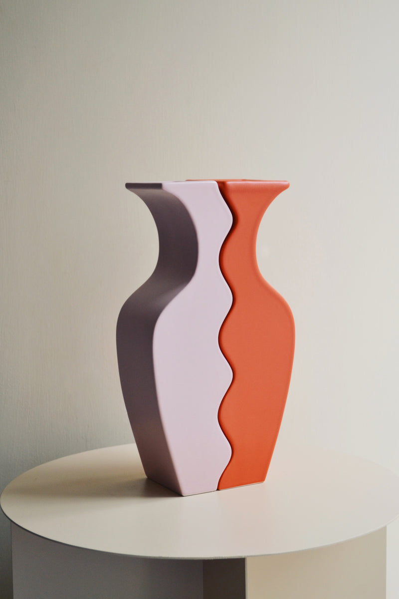 Set of Two Vase Wave