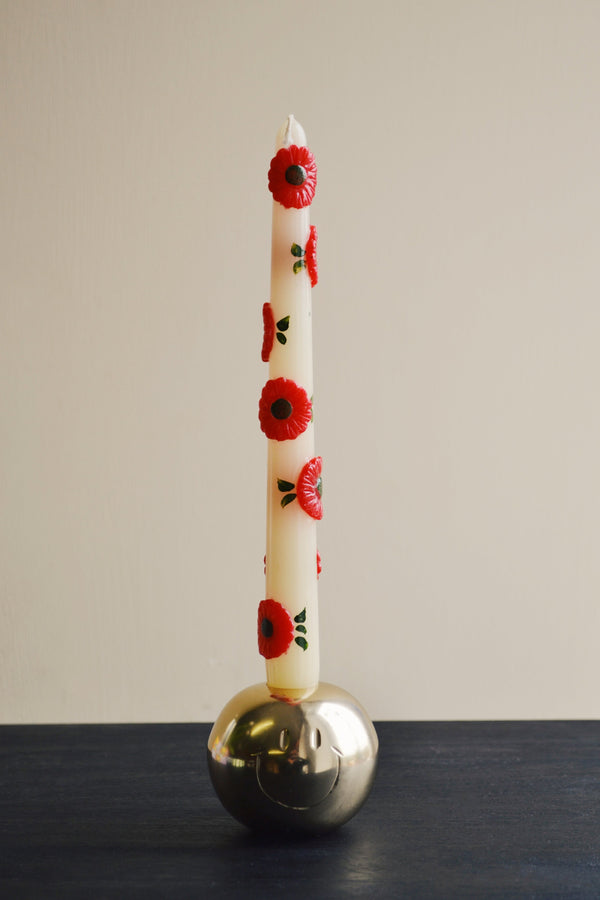 Flower Dinner Candles - Set of Two