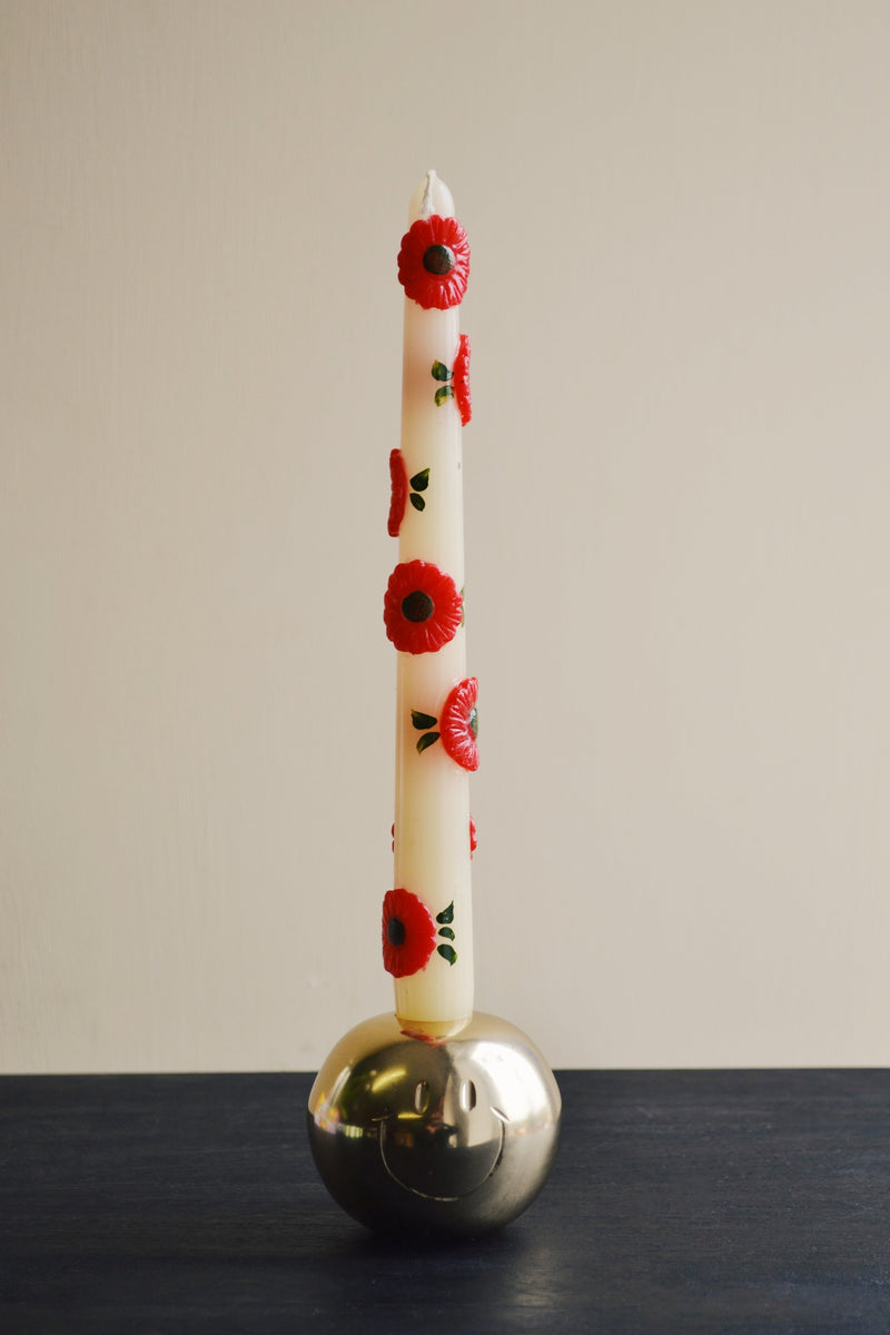 Flower Dinner Candles - Set of Two