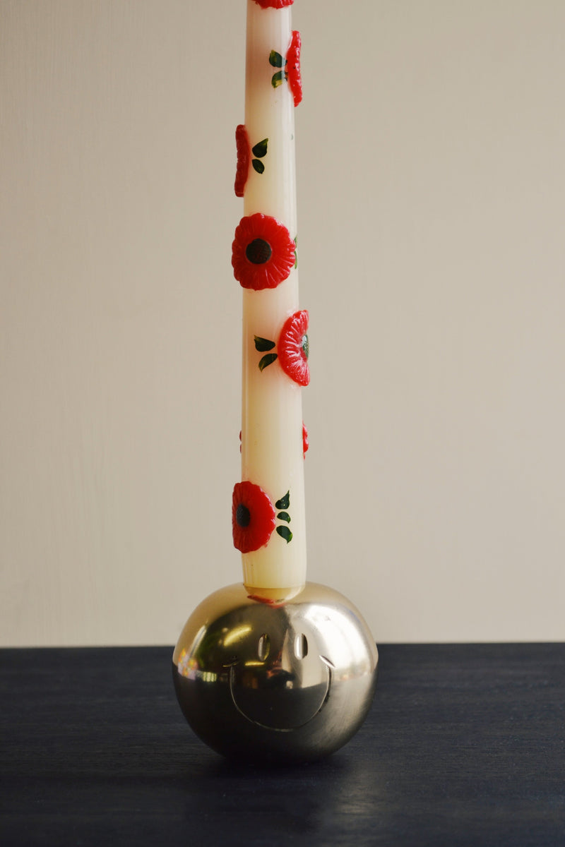 Flower Dinner Candles - Set of Two