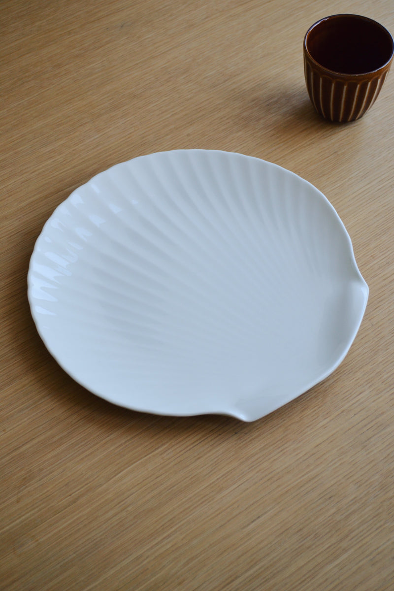 Shell Bone China Serving Plate