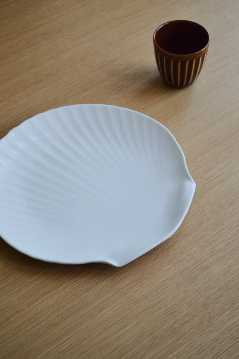 Shell Bone China Serving Plate