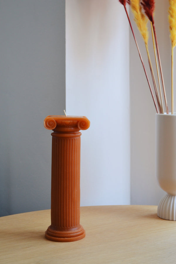 Terracotta Column Candle