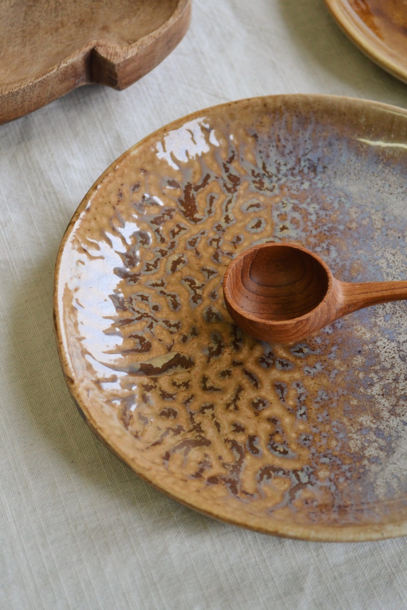 Set of Two Willow Ceramic Plates