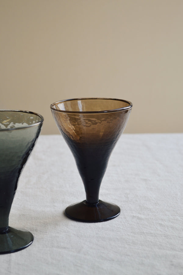 Hammered Cocktail Glass - Two Colours Available