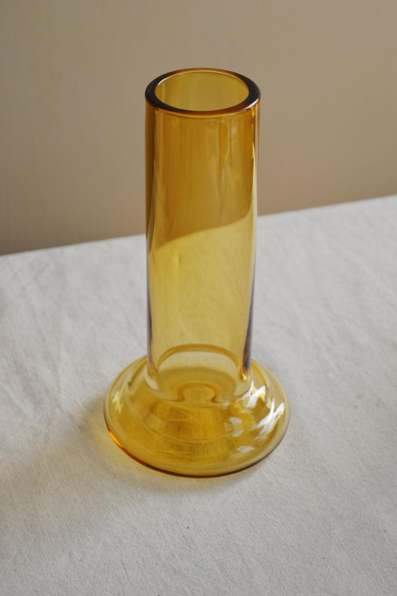 Yellow Glass Vase