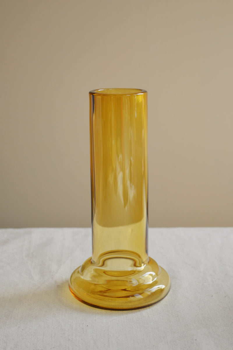 Yellow Glass Vase