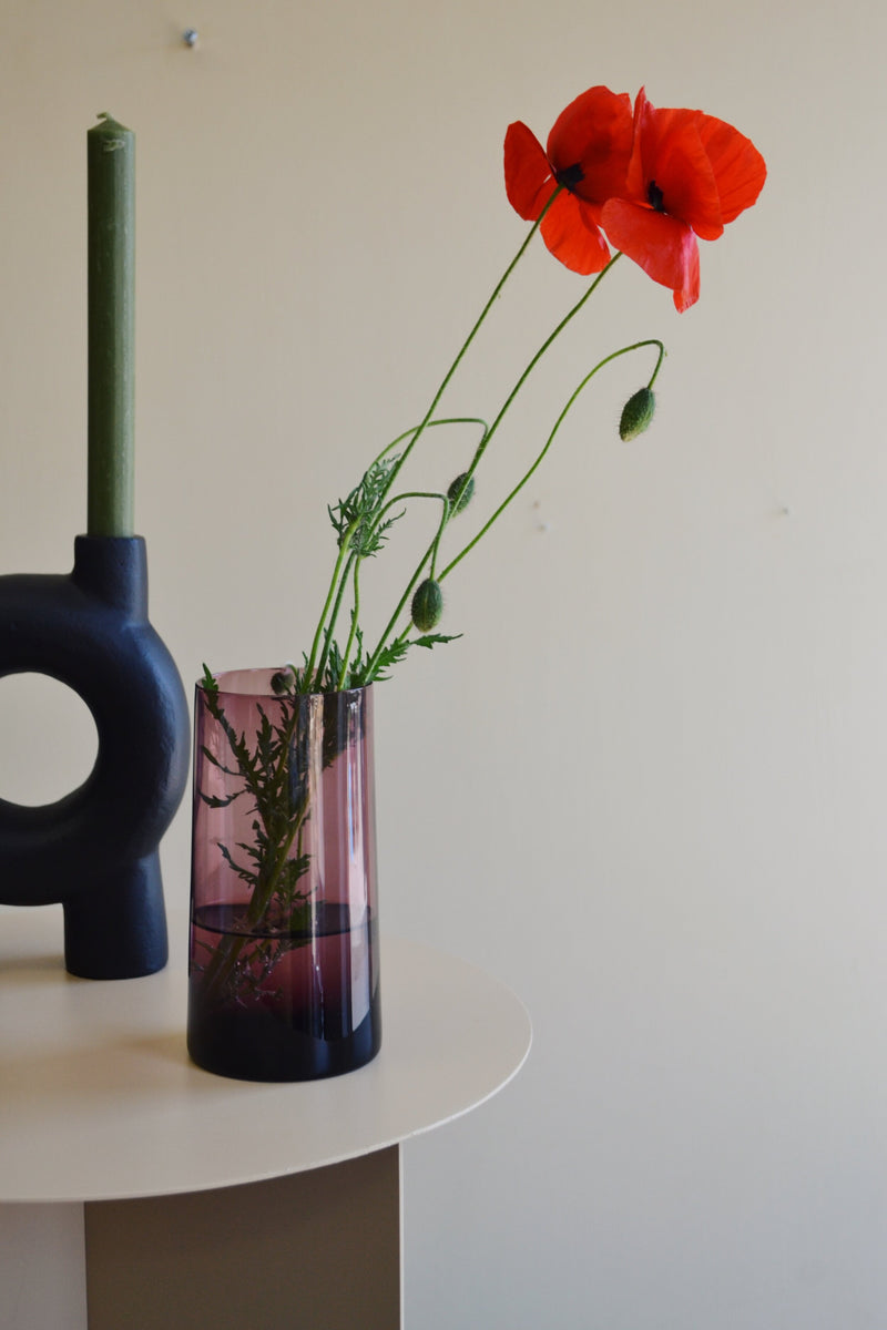 Rose Glass Vase