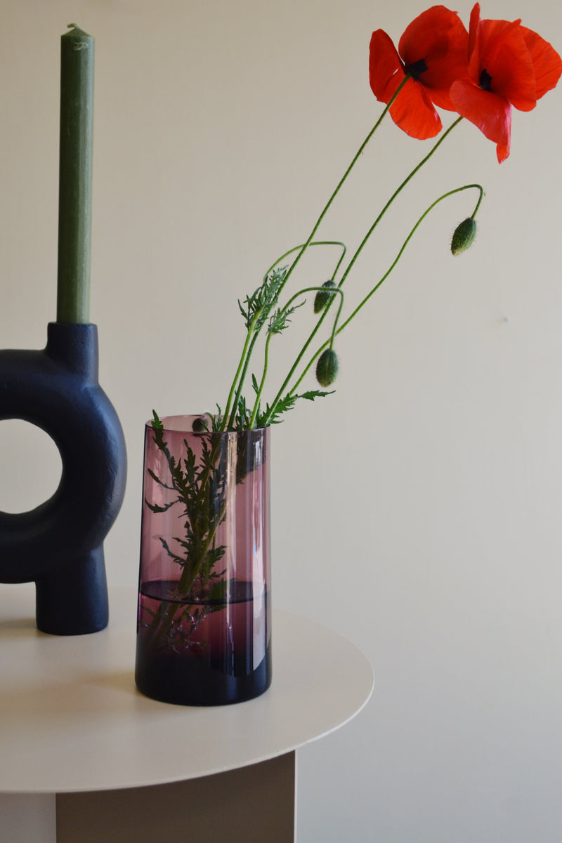Rose Glass Vase