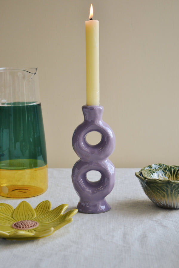 Lilac Loop Candle Holder