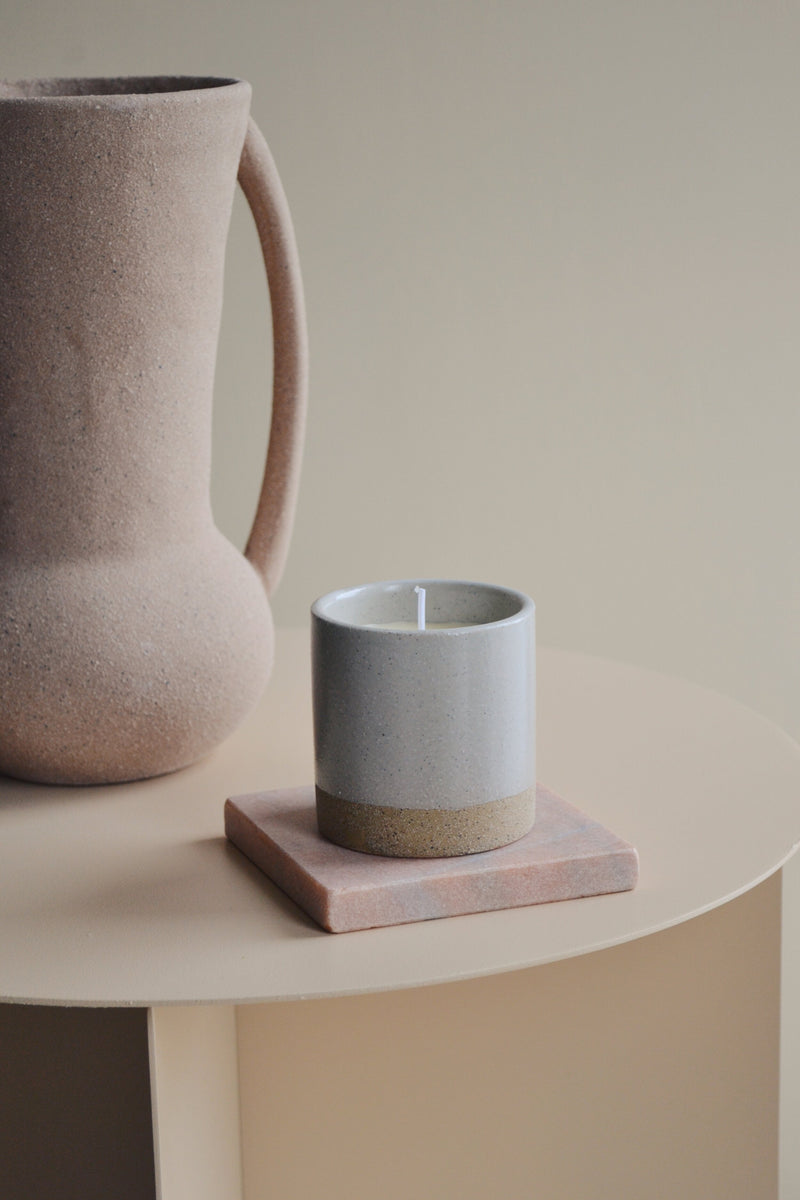 Bay and Rosemary Ceramic Scented Candle