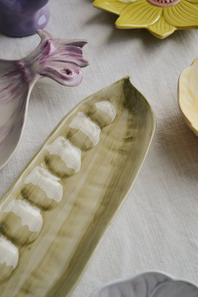 Pea Pod Ceramic Bowl