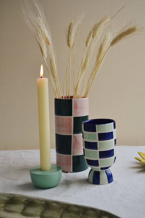 Mint Candle Holder