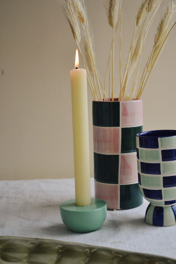 Mint Candle Holder