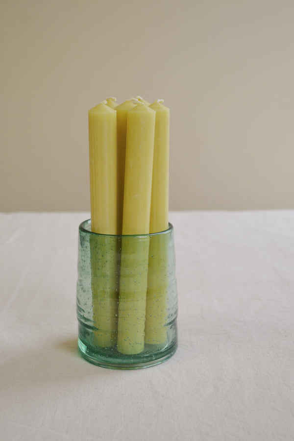 Burnt Gold Dinner Candles - Pack of six