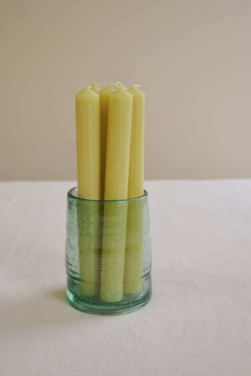 Burnt Gold Dinner Candles - Pack of six