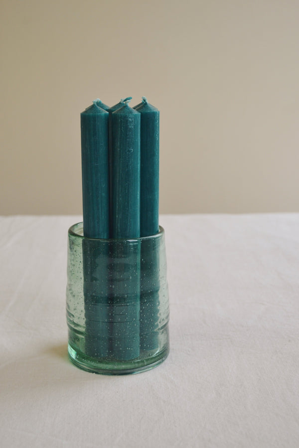 Woodland Green Dinner Candles - Pack of six