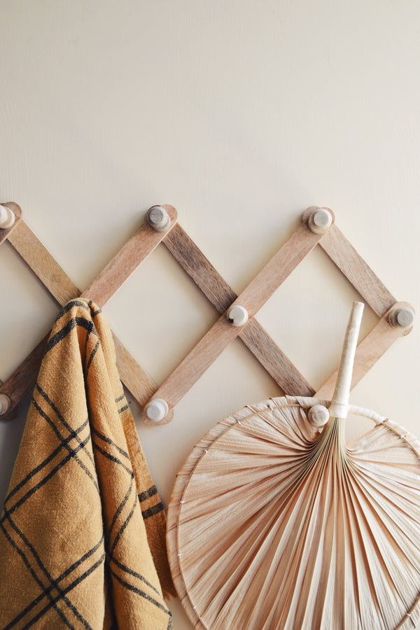 Foldable Mango Wood Wall Hanger