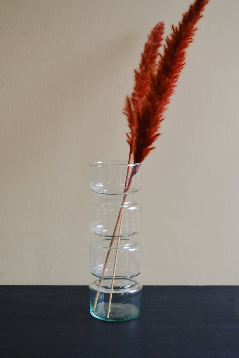 Sculptural Recycled Glass Vase