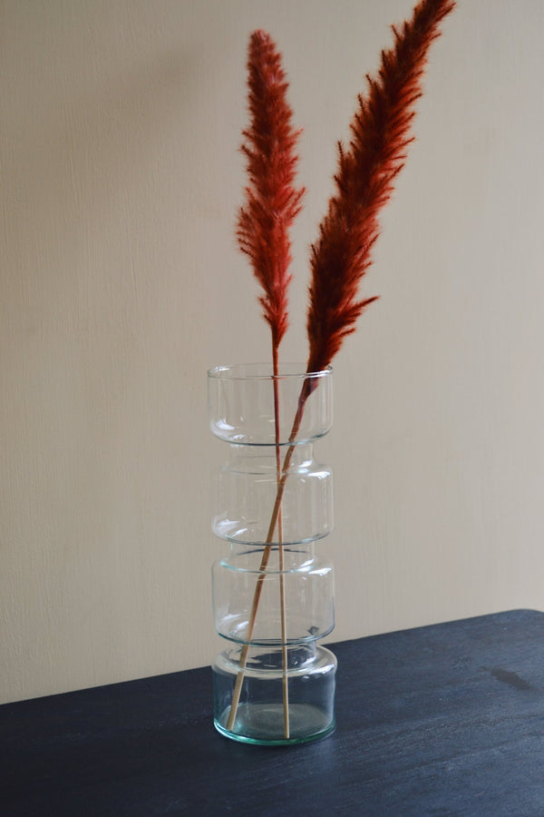 Sculptural Recycled Glass Vase
