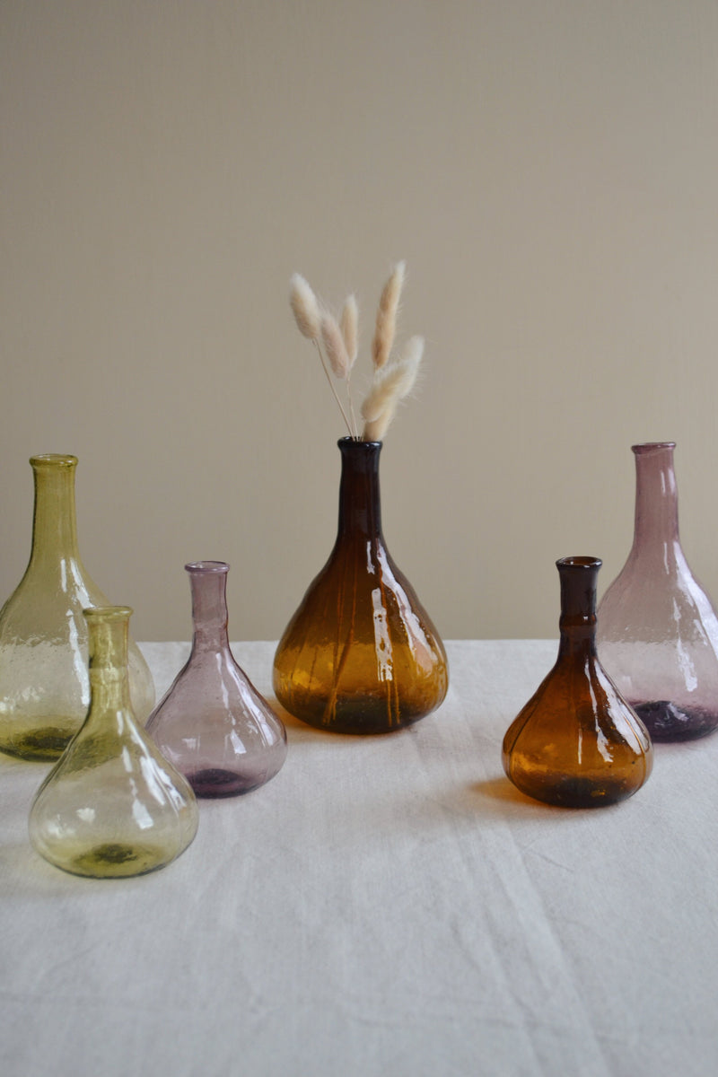 Madam Stoltz Recycled Glass Bud Vases Weddings