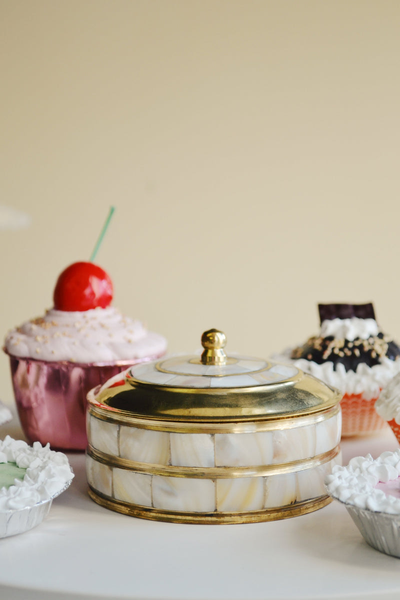 Large Pearl Trinket Box