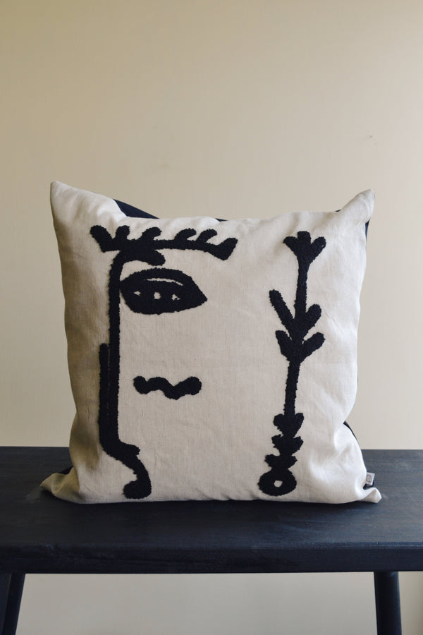 Face Silhouette Cushion