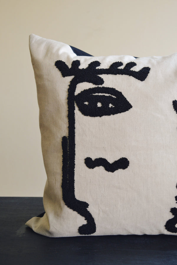 Face Silhouette Cushion