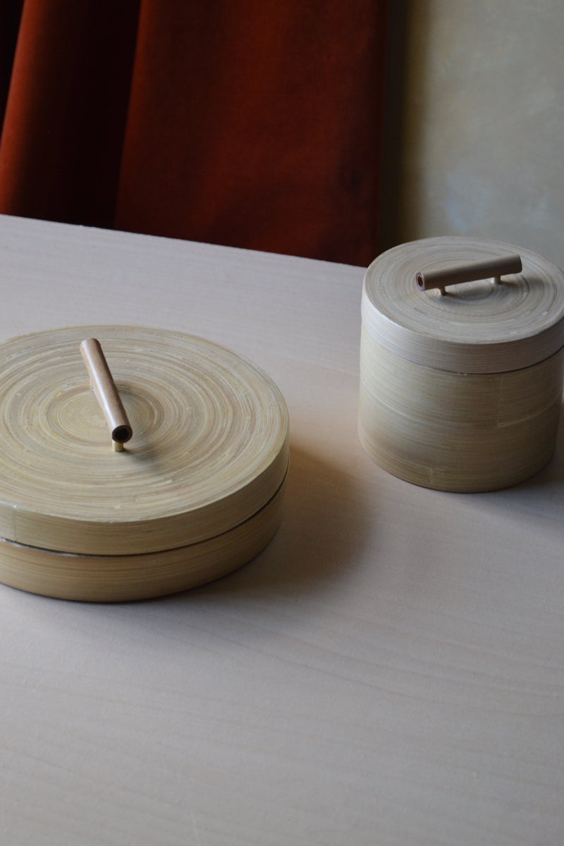 Bamboo Storage Box with Lid - Two sizes