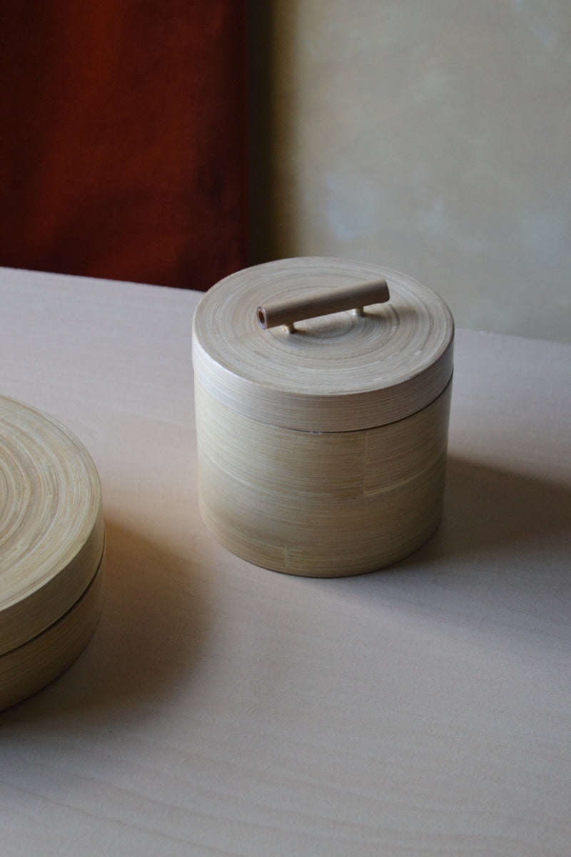 Bamboo Storage Box with Lid - Two sizes