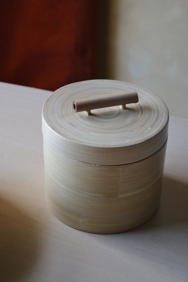 Bamboo Storage Box with Lid - Two sizes