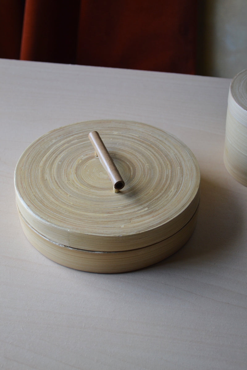 Bamboo Storage Box with Lid - Two sizes