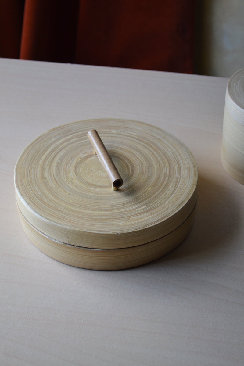 Bamboo Storage Box with Lid - Two sizes