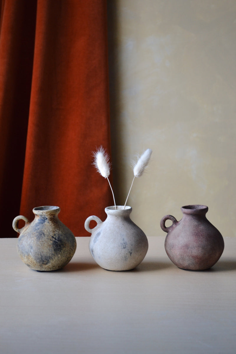 Small Terracotta Vases - Three Colours Available