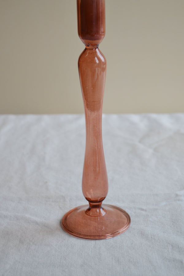 Terracotta Glass Candle Holder