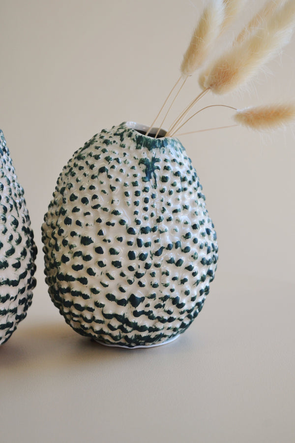 Coral Stoneware Vase - Two Sizes Available