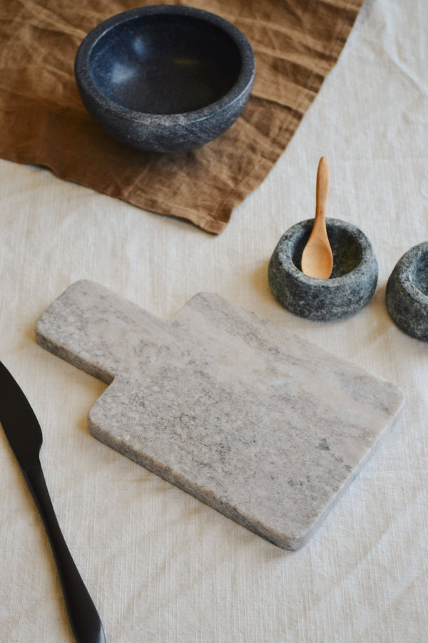 Small Marble Chopping Board - Brown