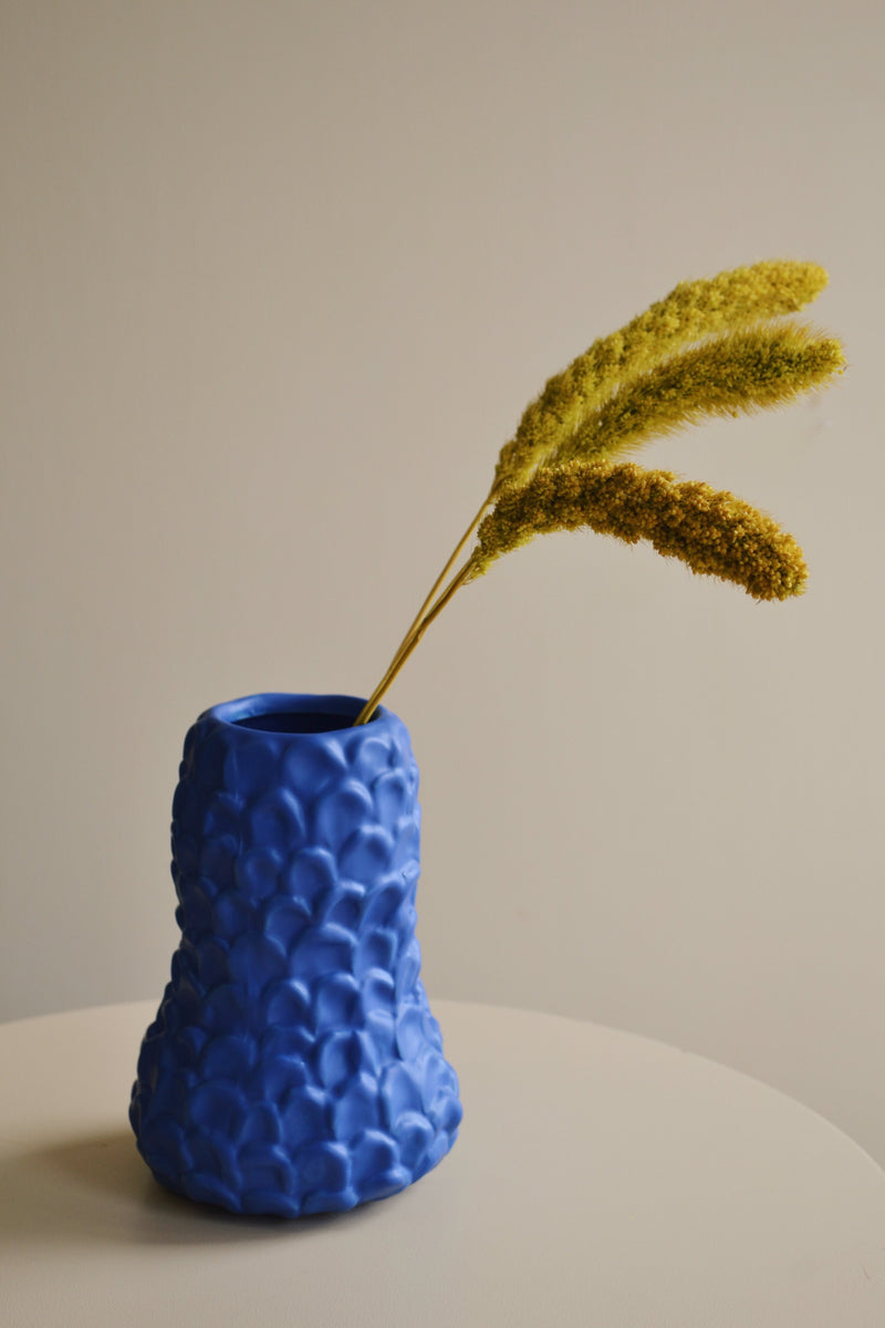 Blue Scale Vase