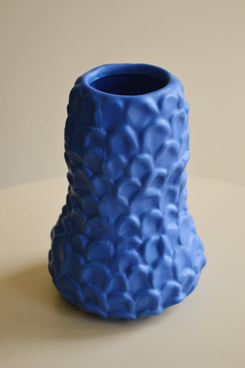 Blue Scale Vase