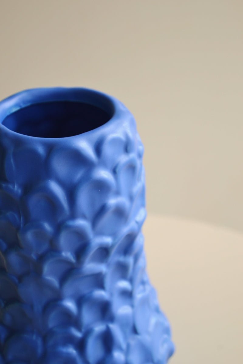 Blue Scale Vase
