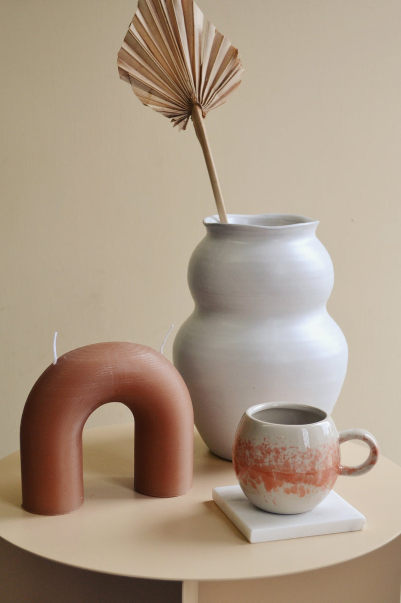 Indian Tan Bend Candle