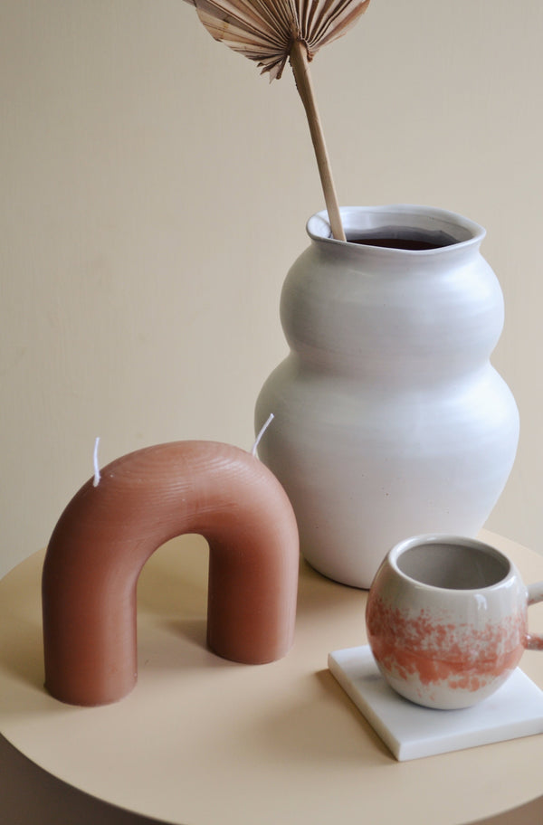 Indian Tan Bend Candle